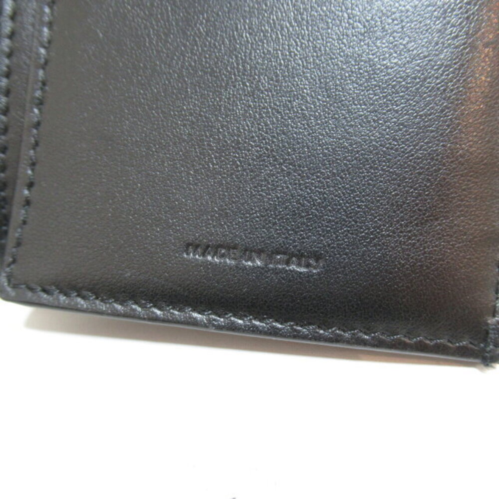 Celine Black Long Leather Wallet fold Bi - Picture 7 of 10